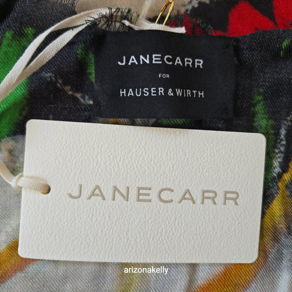 NWT Jane Carr for Hauser & Wirth Scarf Artist Uman Hell in Heels - Picture 2 of 11